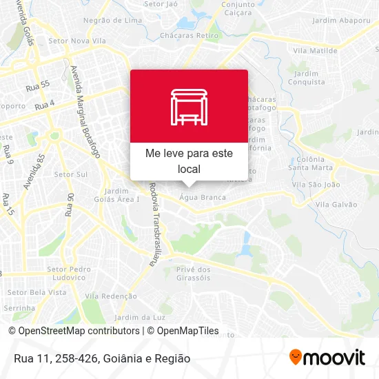 Rua 11, 258-426 mapa