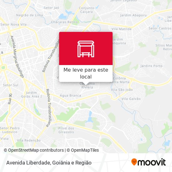 Avenida Liberdade mapa