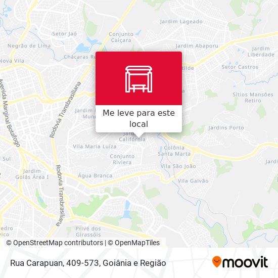 Rua Carapuan, 409-573 mapa