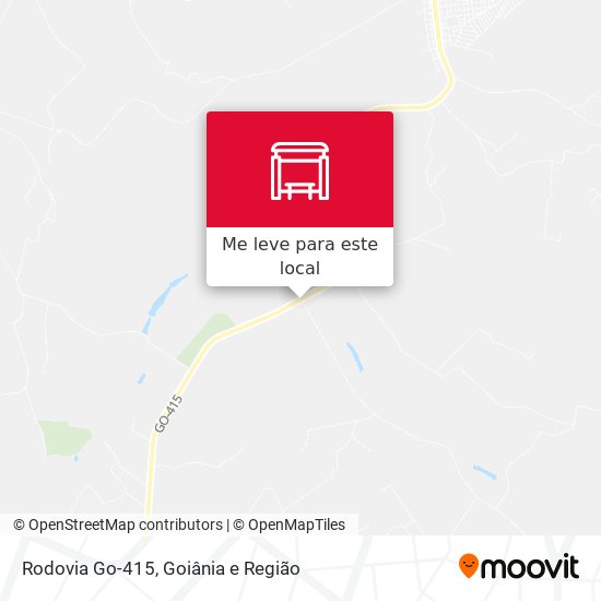 Rodovia Go-415 mapa