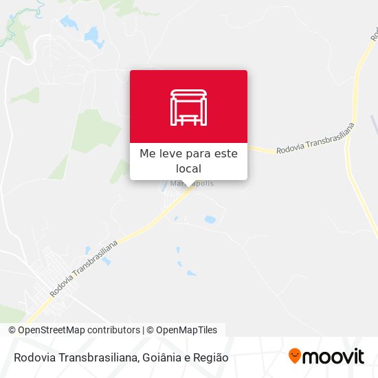 Rodovia Transbrasiliana mapa