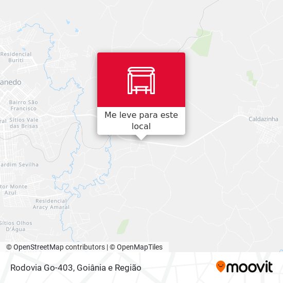 Rodovia Go-403 mapa