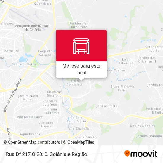 Rua Df 217 Q 28, 0 mapa
