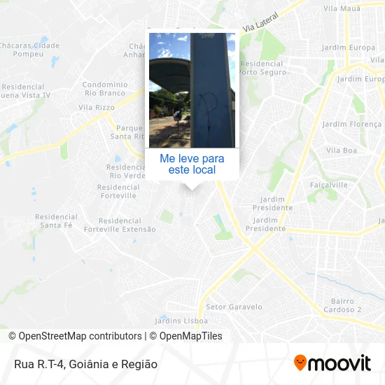 Rua R.T-4 mapa