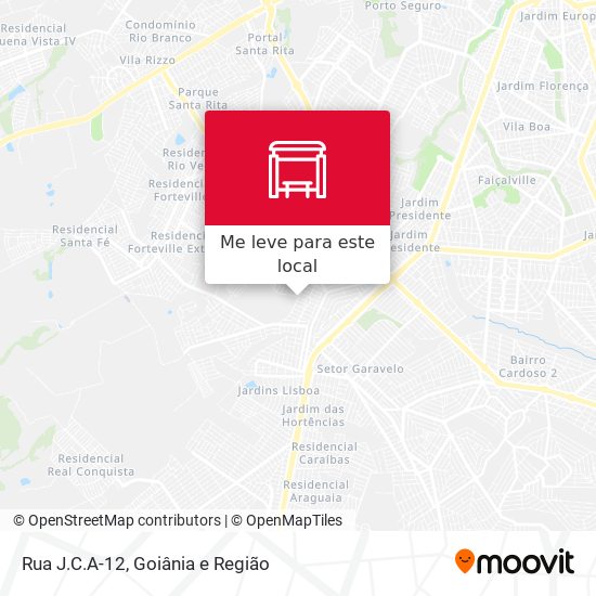 Rua J.C.A-12 mapa