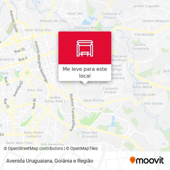 Avenida Uruguaiana mapa