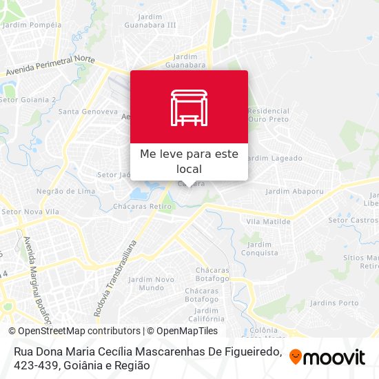 Rua Dona Maria Cecília Mascarenhas De Figueiredo, 423-439 mapa