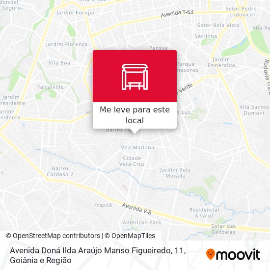 Avenida Doná Ilda Araújo Manso Figueiredo, 11 mapa