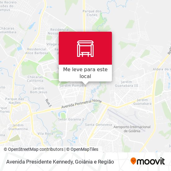 Avenida Presidente Kennedy mapa