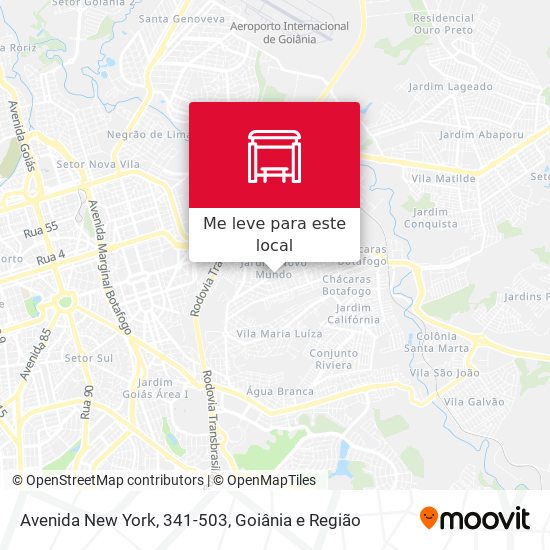 Avenida New York, 341-503 mapa