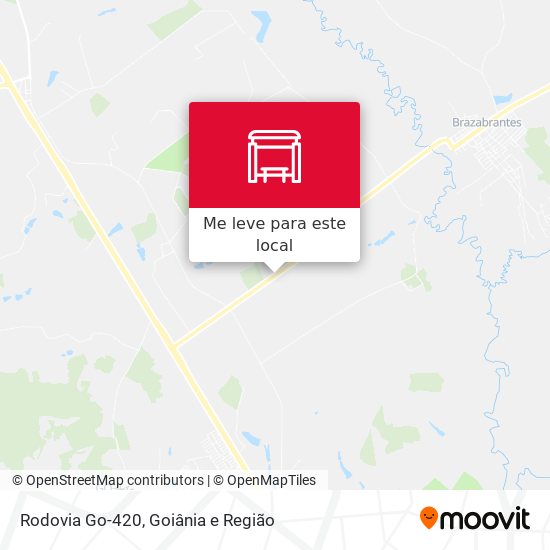 Rodovia Go-420 mapa