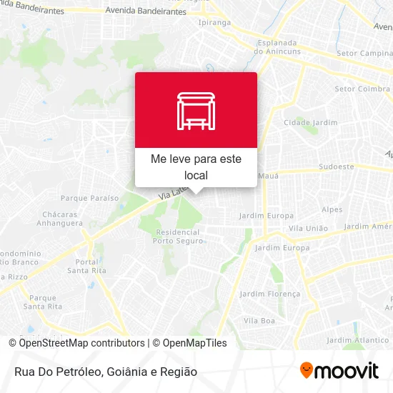 Rua Do Petróleo mapa