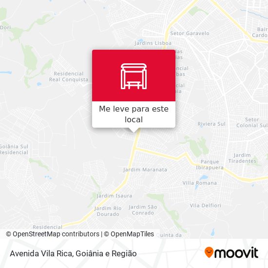 Avenida Vila Rica mapa