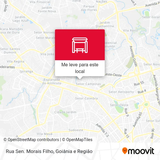 Rua Sen. Morais Filho mapa