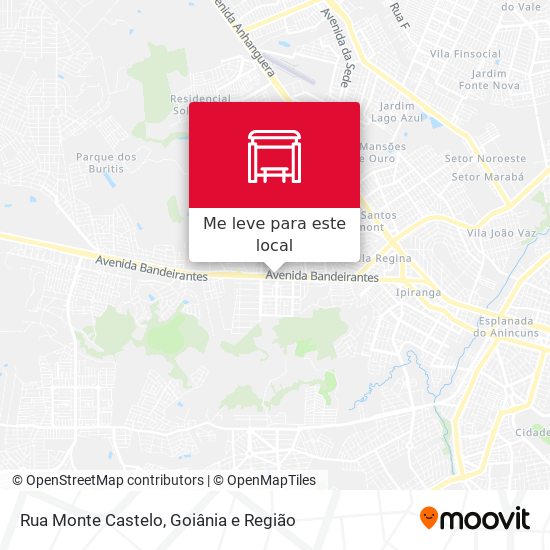 Rua Monte Castelo mapa