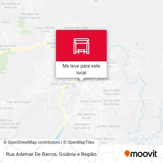 Rua Ademar De Barros mapa