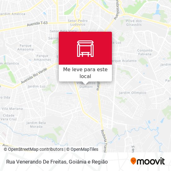 Rua Venerando De Freitas mapa