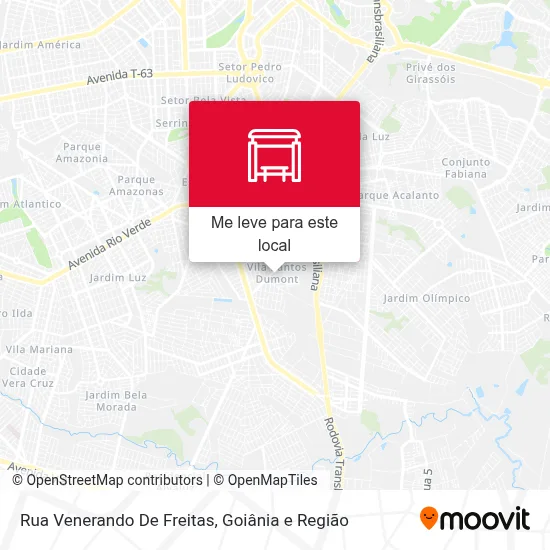 Rua Venerando De Freitas mapa