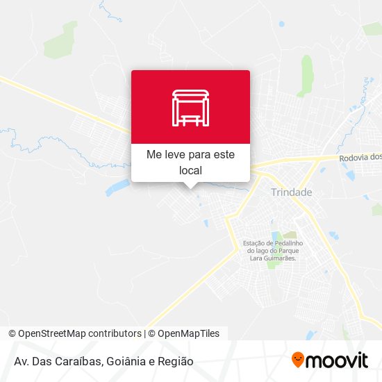 Av. Das Caraíbas mapa