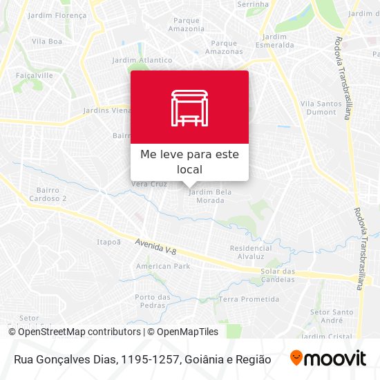Rua Gonçalves Dias, 1195-1257 mapa