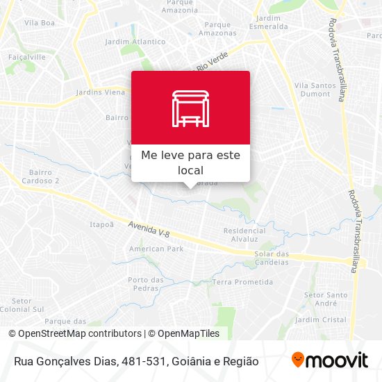 Rua Gonçalves Dias, 481-531 mapa