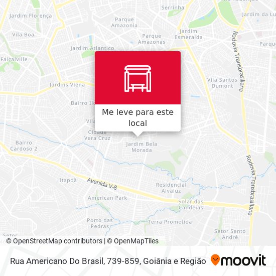 Rua Americano Do Brasil, 739-859 mapa