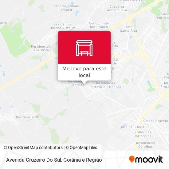 Avenida Cruzeiro Do Sul mapa
