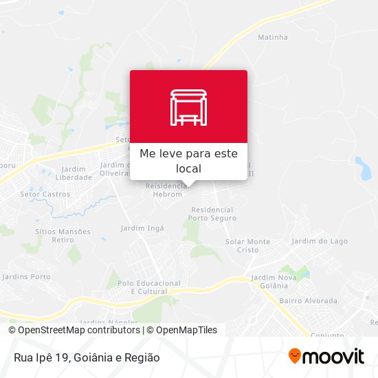 Rua Ipê 19 mapa