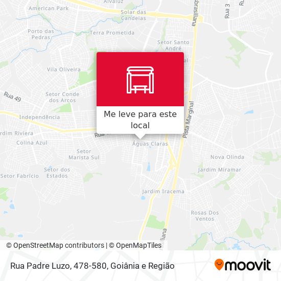 Rua Padre Luzo, 478-580 mapa