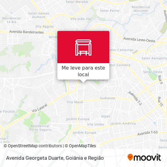 Avenida Georgeta Duarte mapa