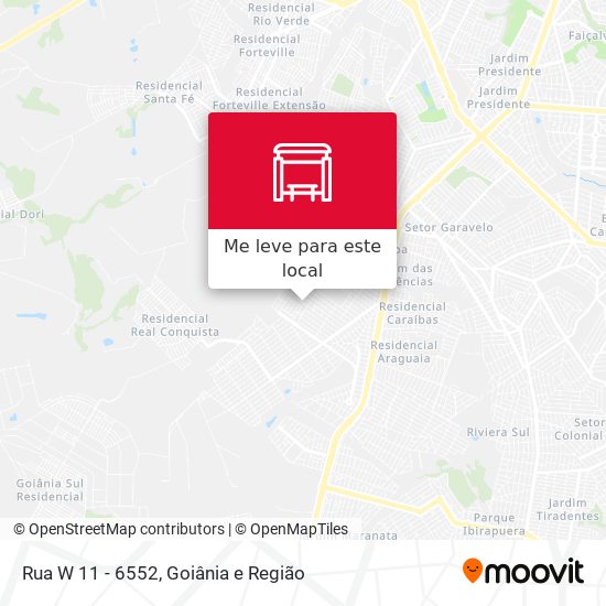 Rua W 11 - 6552 mapa