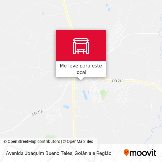 Avenida Joaquim Bueno Teles mapa