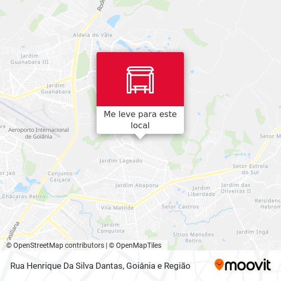 Rua Henrique Da Silva Dantas mapa