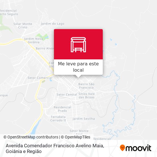 Avenida Comendador Francisco Avelino Maia mapa