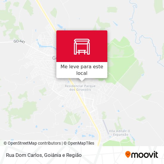 Rua Dom Carlos mapa