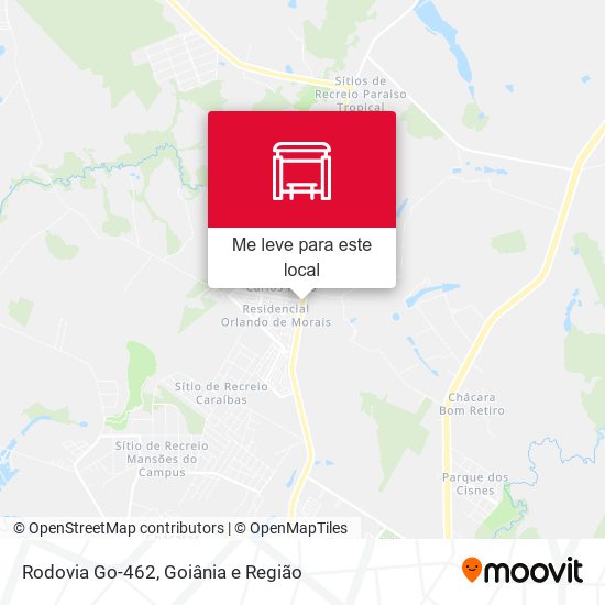 Rodovia Go-462 mapa