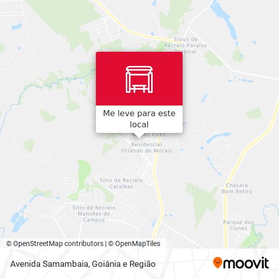 Avenida Samambaia mapa