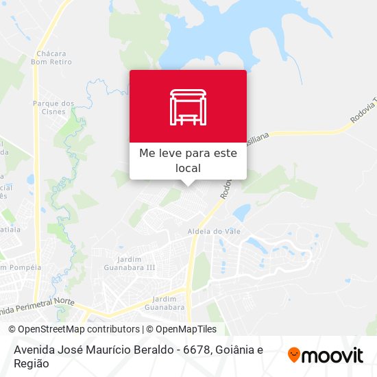 Avenida José Maurício Beraldo - 6678 mapa