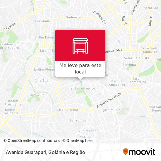 Avenida Guarapari mapa
