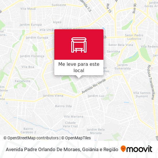 Avenida Padre Orlando De Moraes mapa