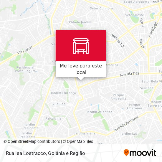 Rua Isa Lostracco mapa