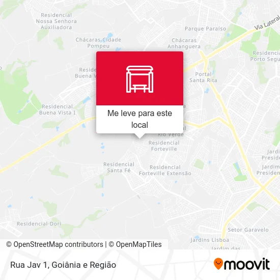 Rua Jav 1 mapa