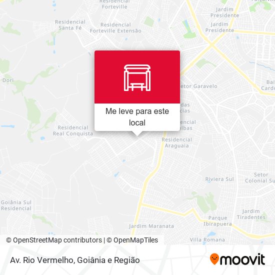 Av. Rio Vermelho mapa