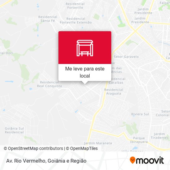 Av. Rio Vermelho mapa