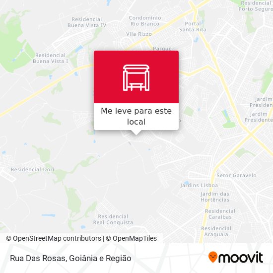 Rua Das Rosas mapa