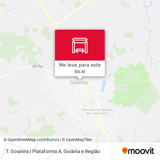 T. Goianira | Plataforma A mapa