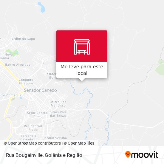 Rua Bougainville mapa