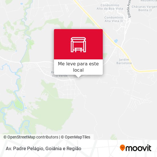 Av. Padre Pelágio mapa