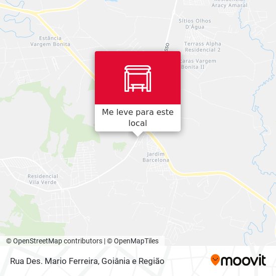 Rua Des. Mario Ferreira mapa