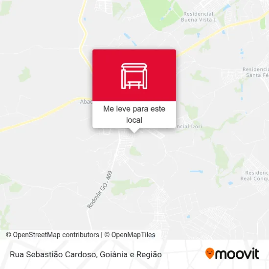 Rua Sebastião Cardoso mapa